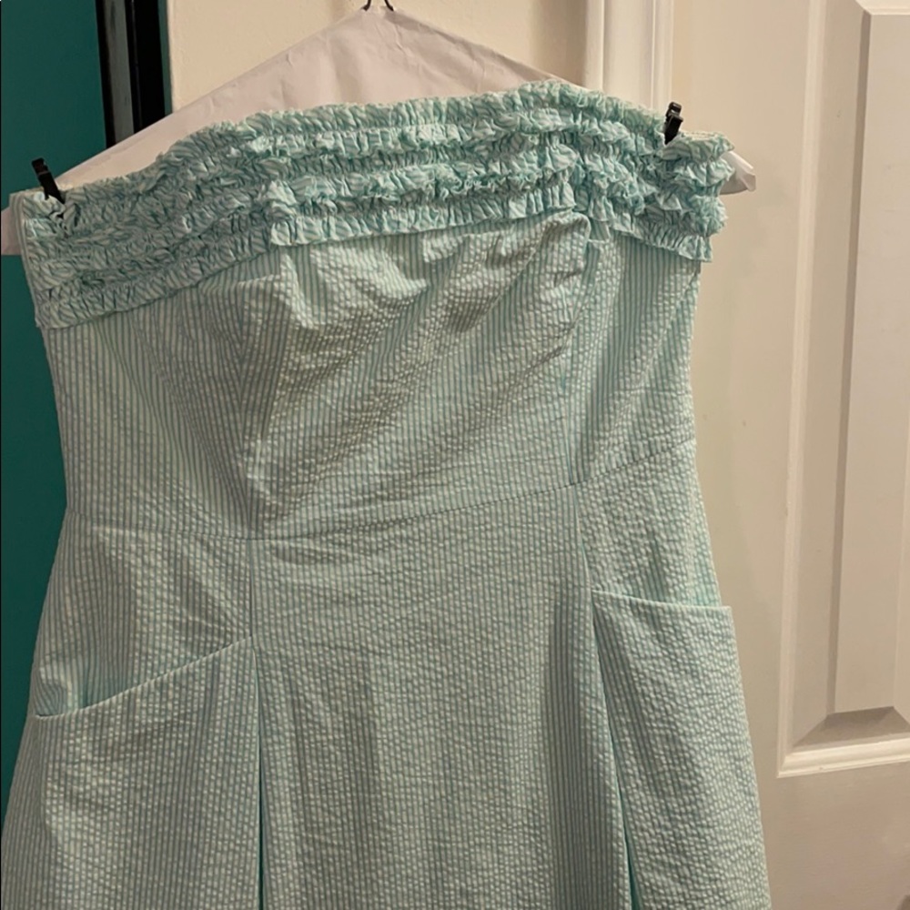 Lilly Pulitzer Strapless A Line dress